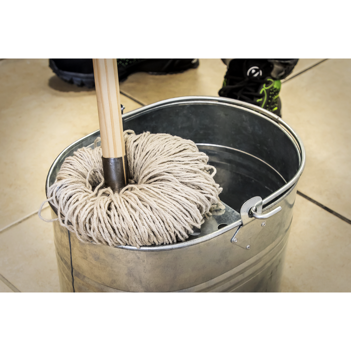 Mop Bucket 13L - Galvanized BM08