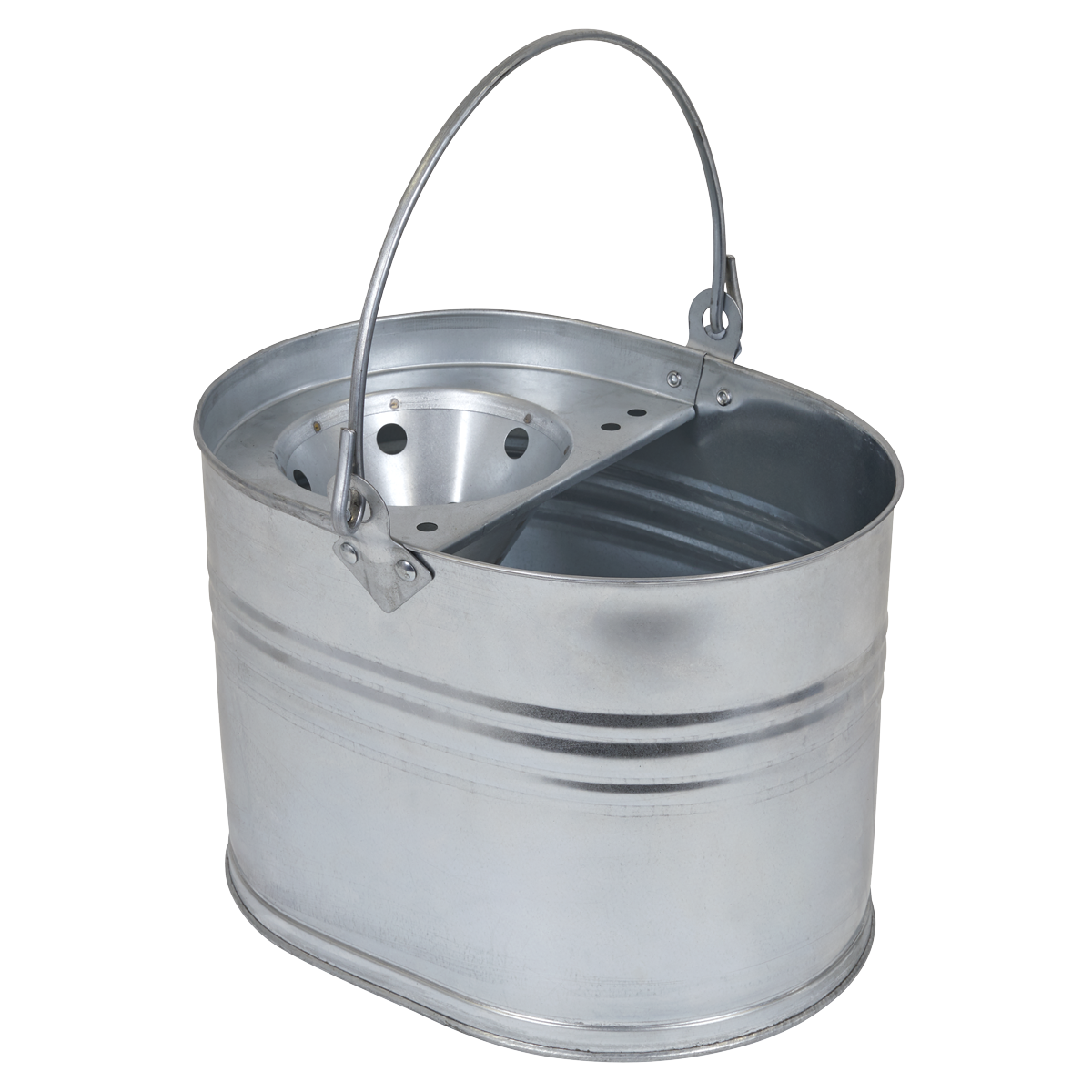 Mop Bucket 13L - Galvanized BM08