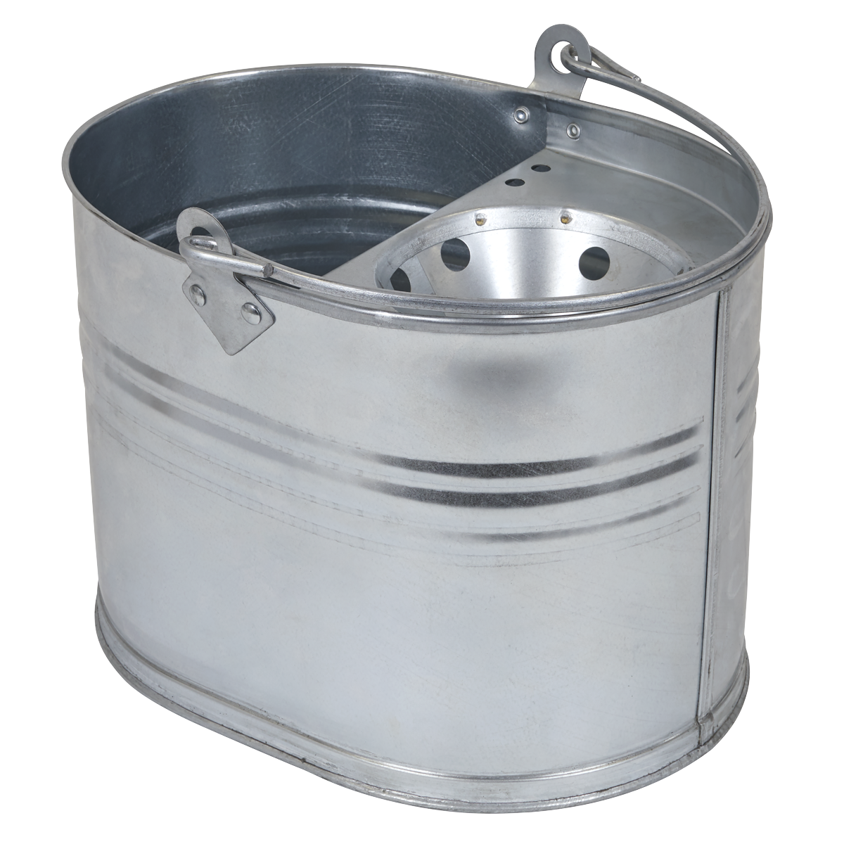 Mop Bucket 13L - Galvanized BM08