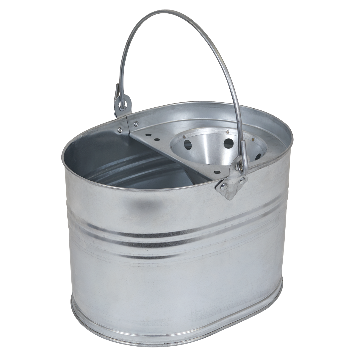 Mop Bucket 13L - Galvanized BM08