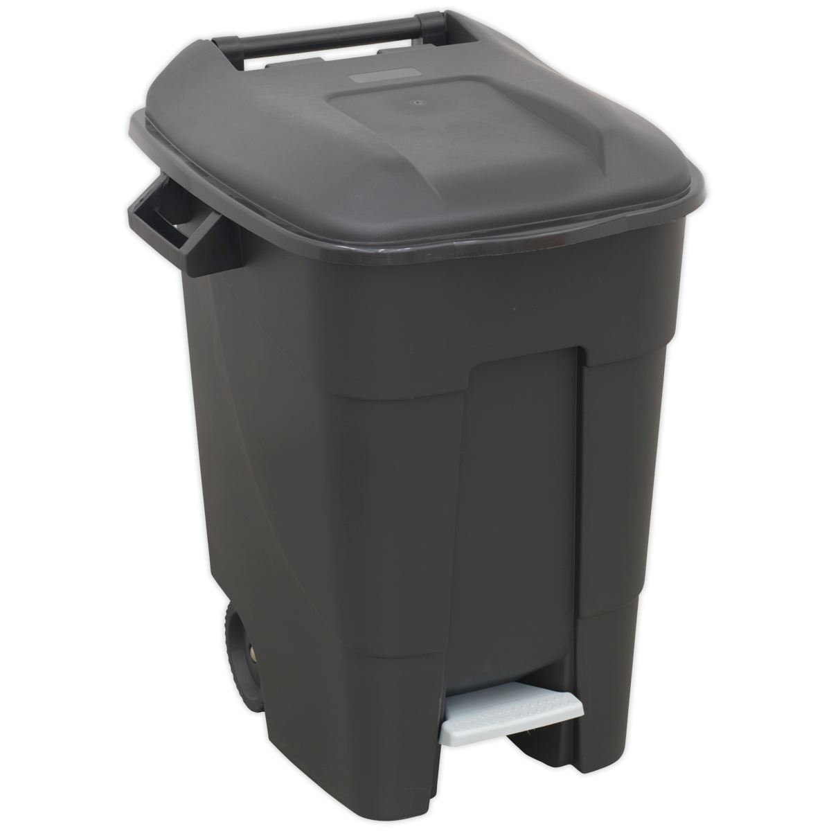 Refuse/Wheelie Bin with Foot Pedal 100L - Black BM100P