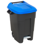 Refuse/Wheelie Bin with Foot Pedal 100L - Blue BM100PB