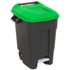Refuse/Wheelie Bin with Foot Pedal 100L - Green BM100PG