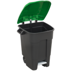 Refuse/Wheelie Bin with Foot Pedal 100L - Green BM100PG