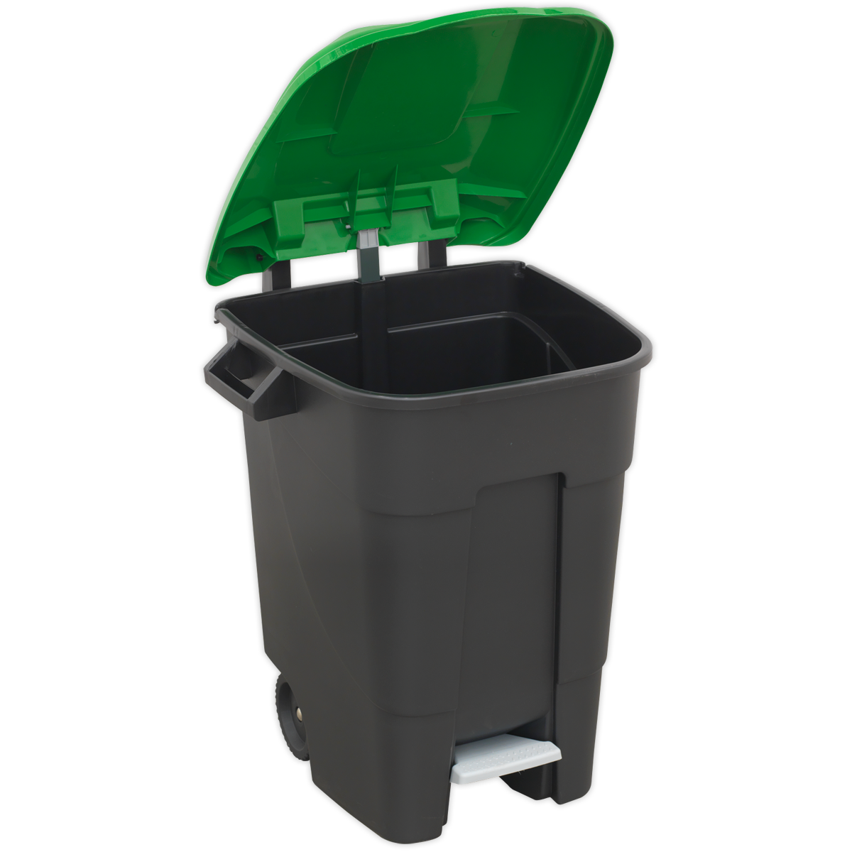 Refuse/Wheelie Bin with Foot Pedal 100L - Green BM100PG