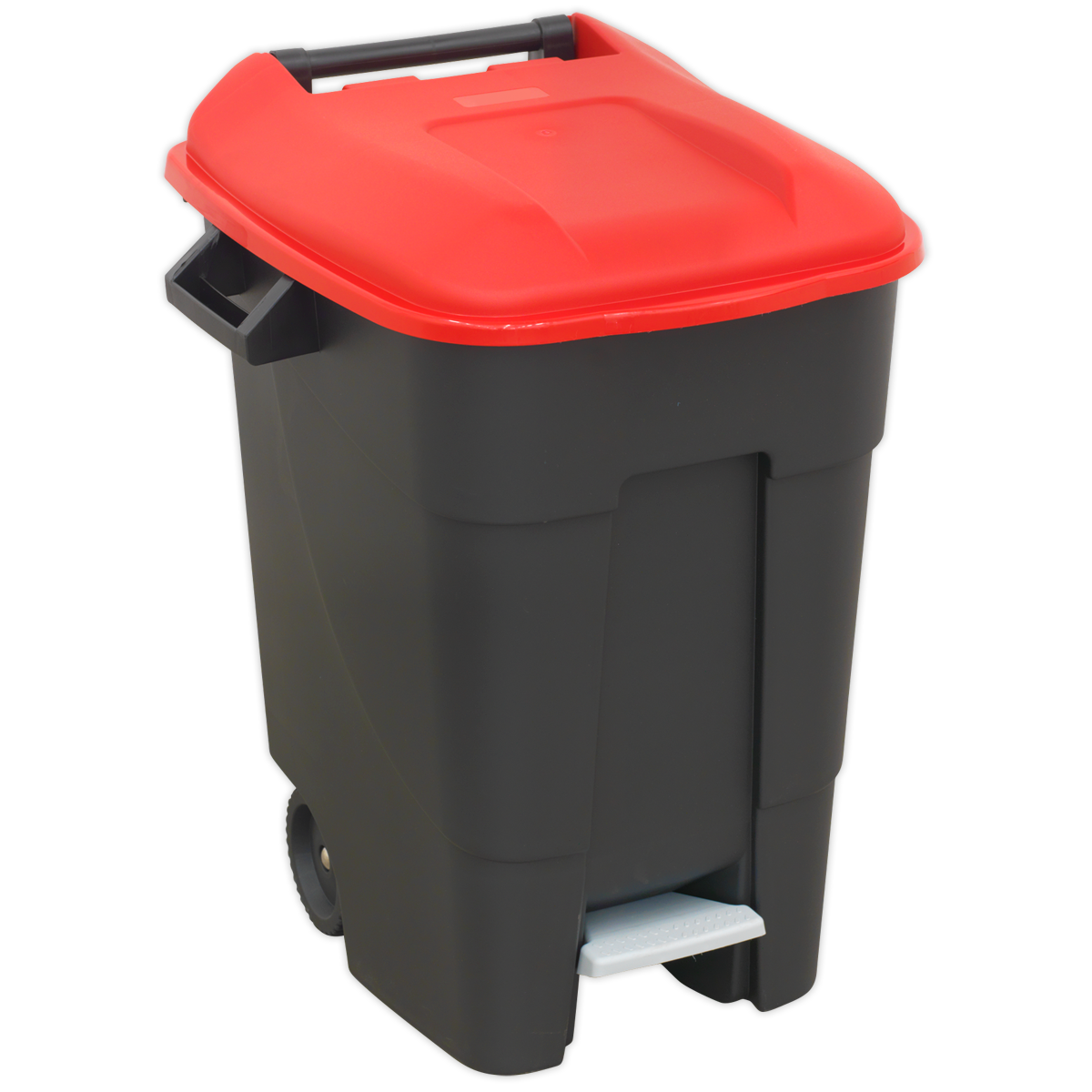Refuse/Wheelie Bin with Foot Pedal 100L - Red BM100PR