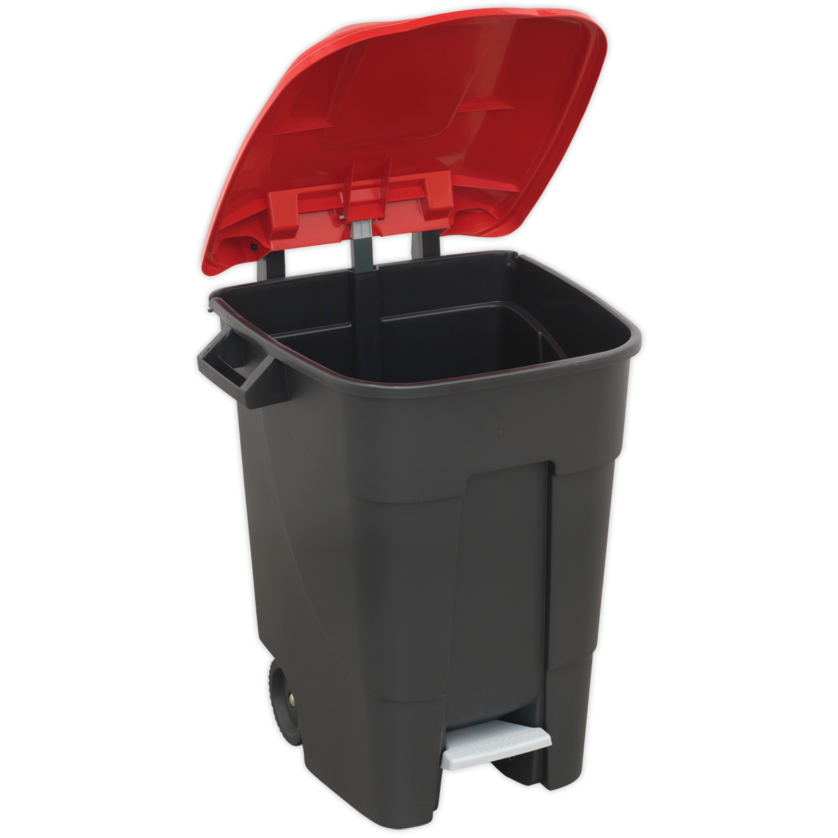 Refuse/Wheelie Bin with Foot Pedal 100L - Red BM100PR