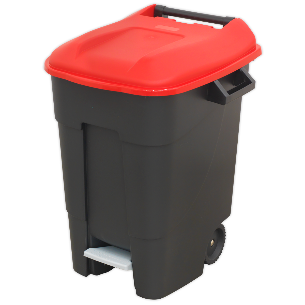 Refuse/Wheelie Bin with Foot Pedal 100L - Red BM100PR