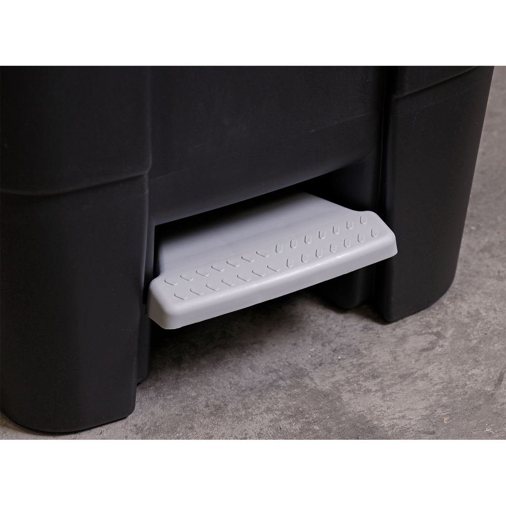 Refuse/Wheelie Bin with Foot Pedal 100L - Black BM100P