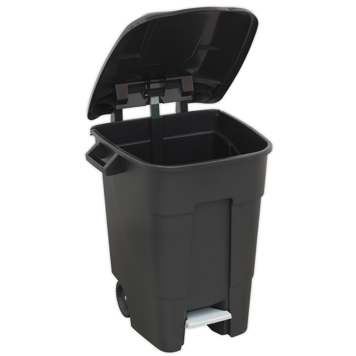 Refuse/Wheelie Bin with Foot Pedal 100L - Black BM100P