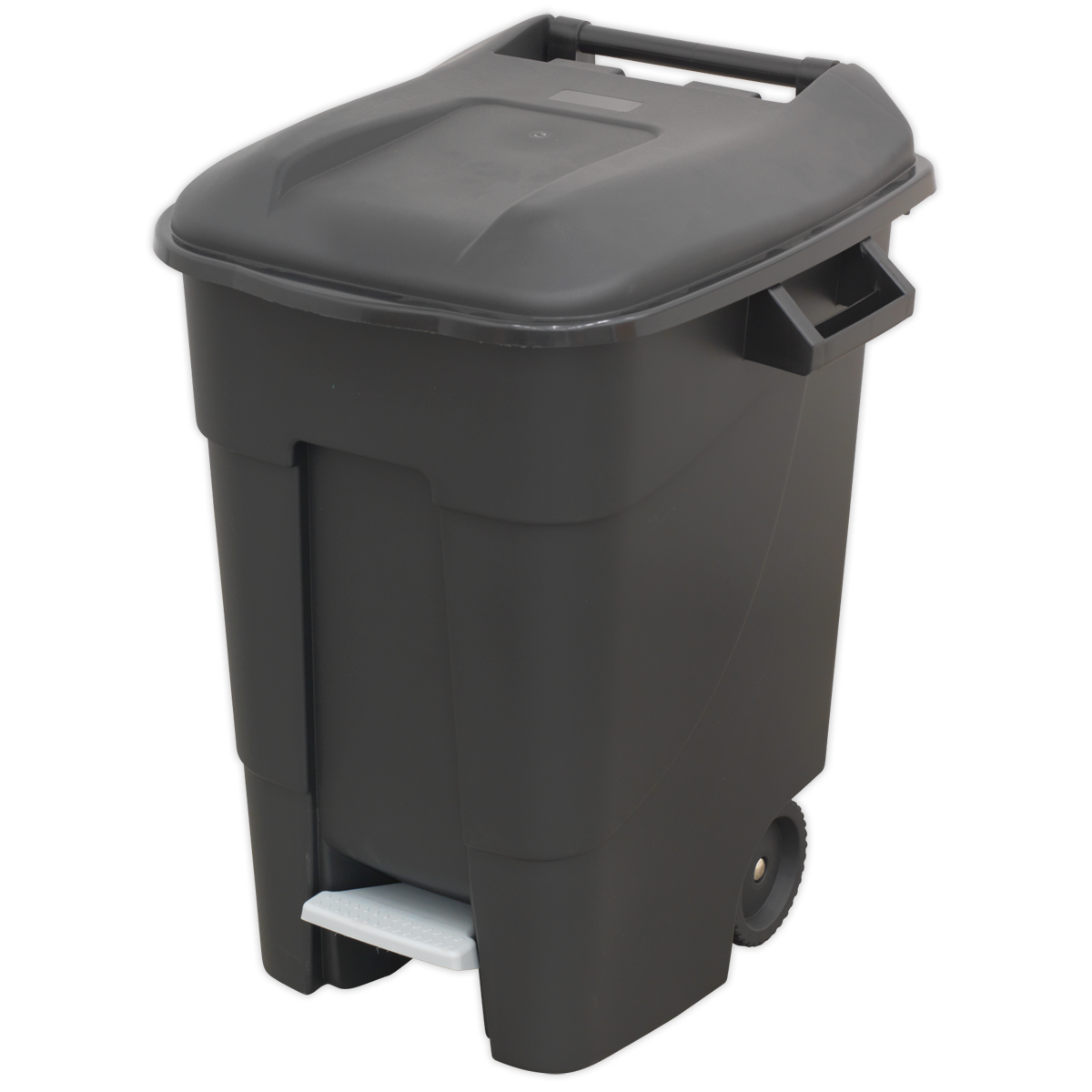 Refuse/Wheelie Bin with Foot Pedal 100L - Black BM100P