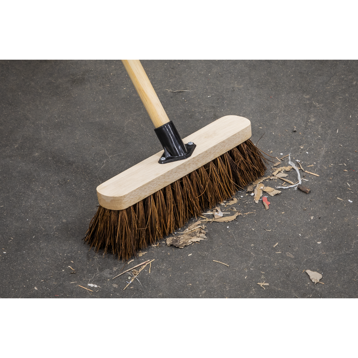 Stiff/Hard Bristle Broom 12"(300mm) BM12H