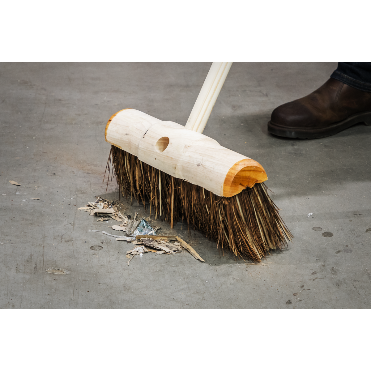 Stiff/Hard Bristle Broom 13"(325mm) BM13HX