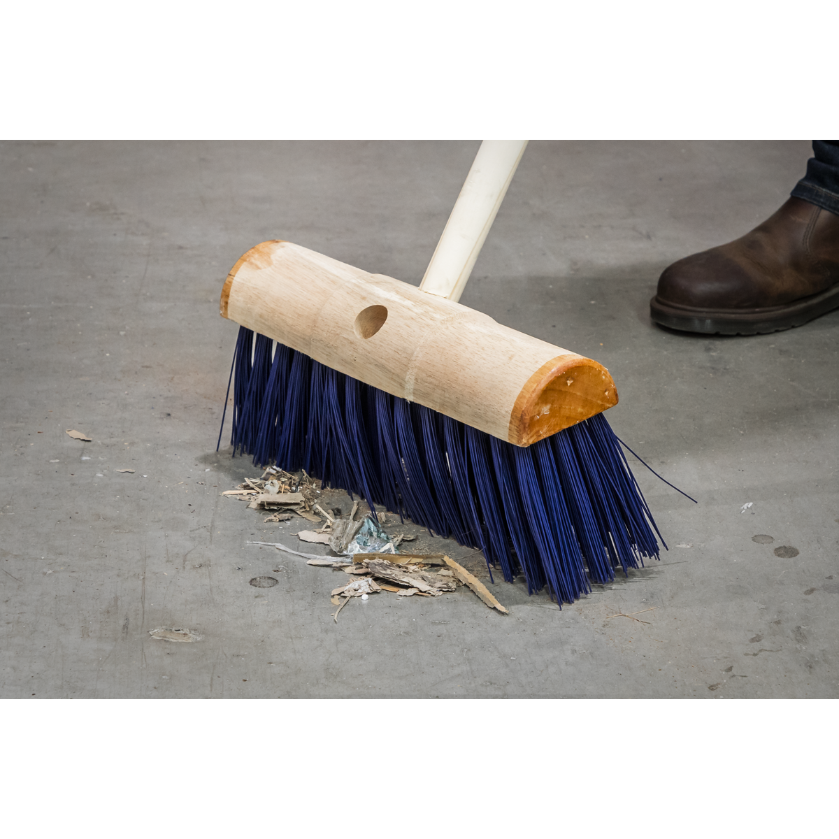 Stiff/Hard Bristle Yard Broom 13"(325mm) BM13H