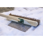 Heavy-Duty Stiff/Hard Bristle Broom with Scraper 16"(405mm) BM16SC