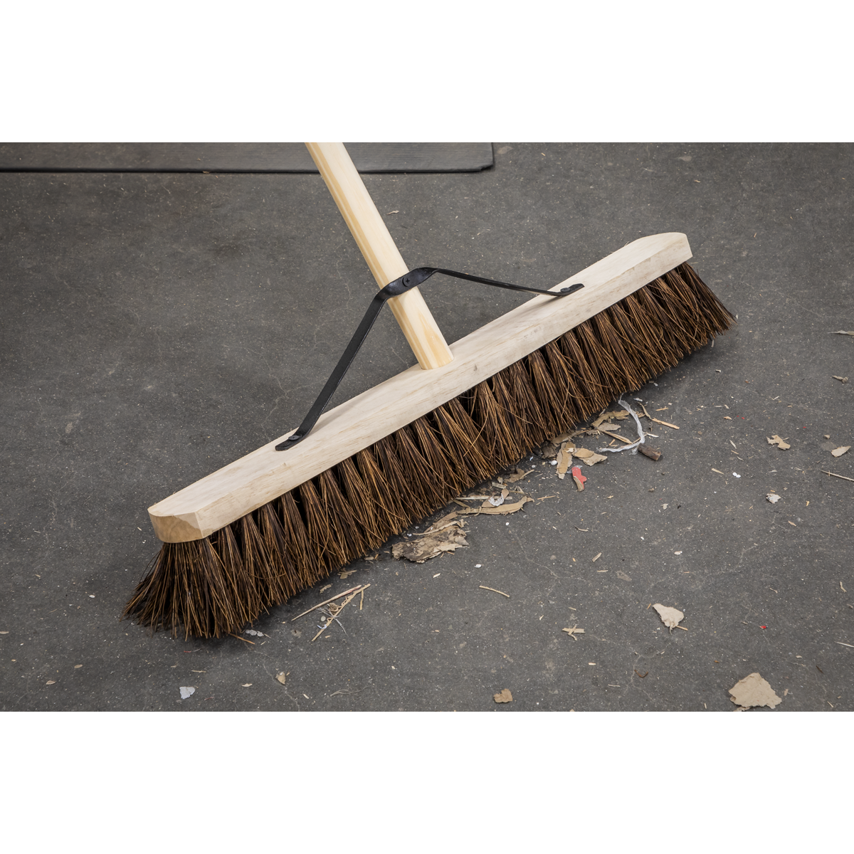 Stiff/Hard Bristle Broom 24"(600mm) BM24H