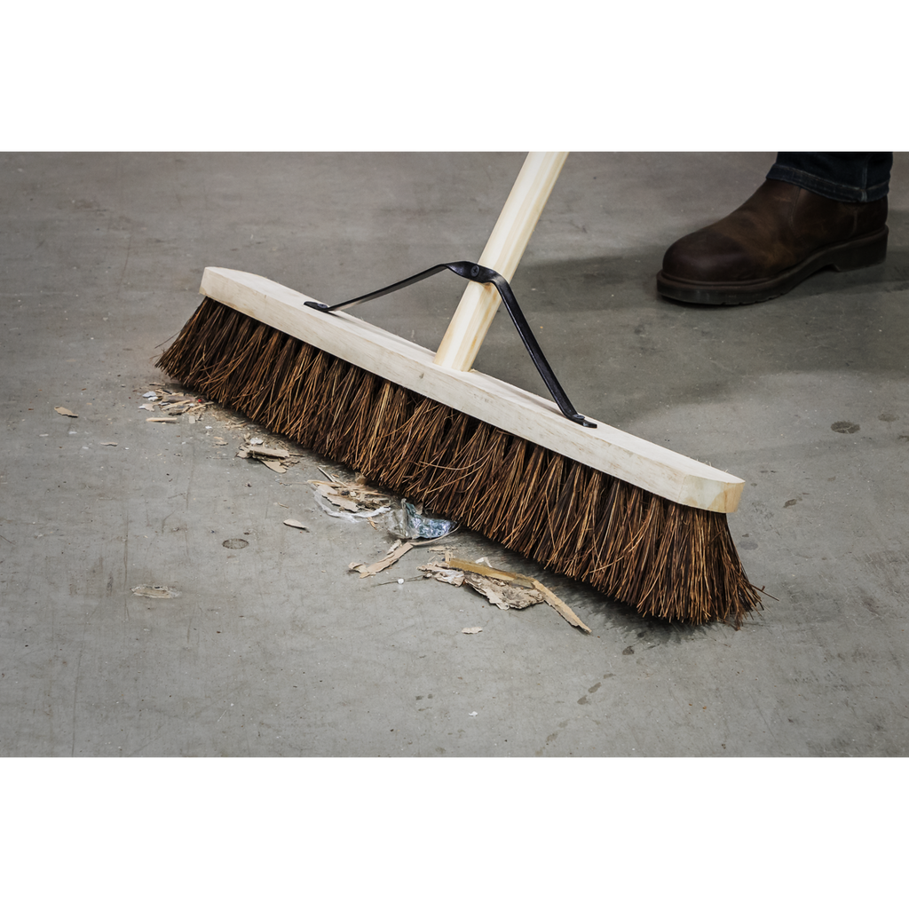 Stiff/Hard Bristle Broom 24"(600mm) BM24H