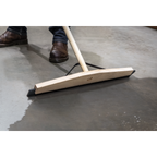 Rubber Floor Squeegee with Wooden Handle 24"(600mm) BM24RS