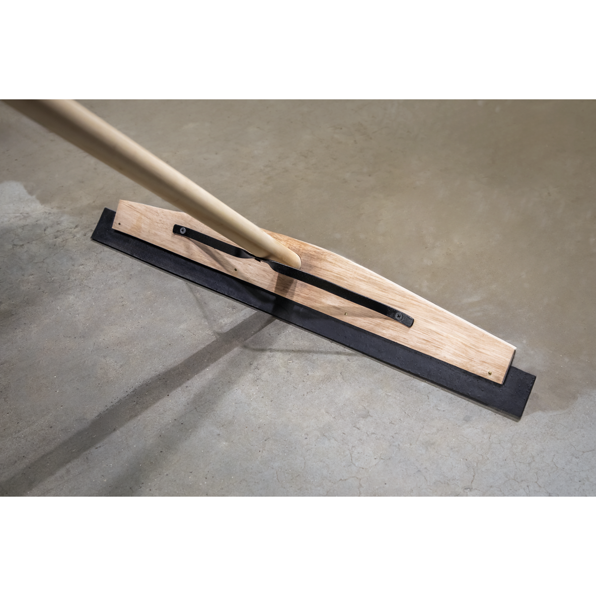 Rubber Floor Squeegee with Wooden Handle 24"(600mm) BM24RS