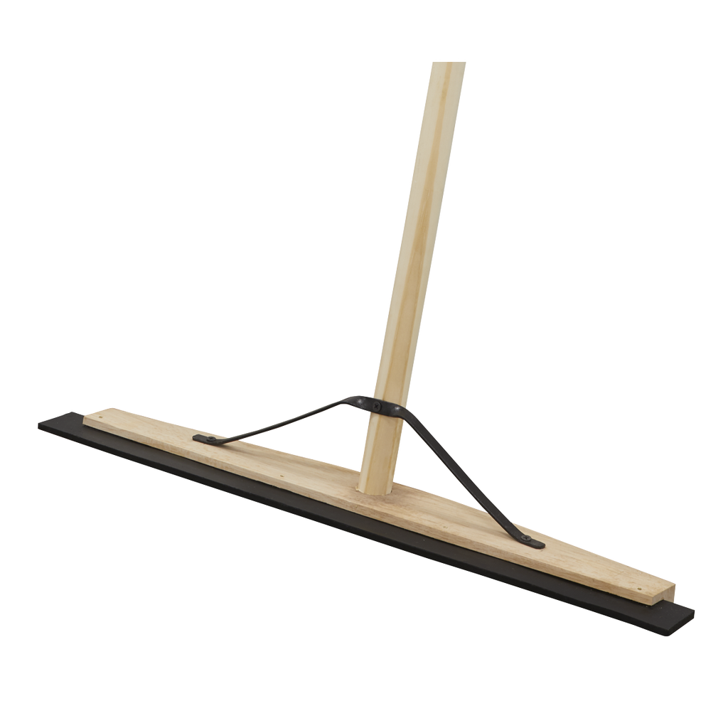 Rubber Floor Squeegee with Wooden Handle 24"(600mm) BM24RS