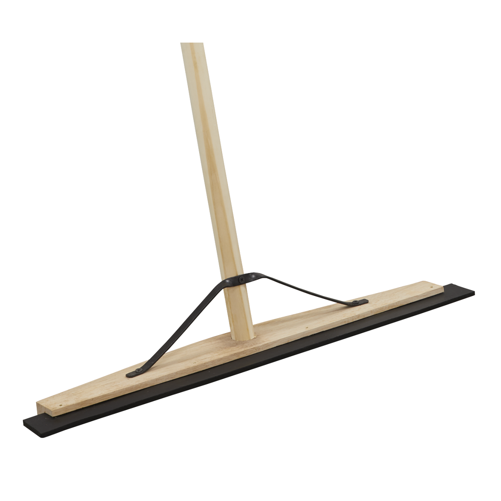 Rubber Floor Squeegee with Wooden Handle 24"(600mm) BM24RS