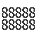 Plastic Chain S-Hook - Pack of 10 BSH10