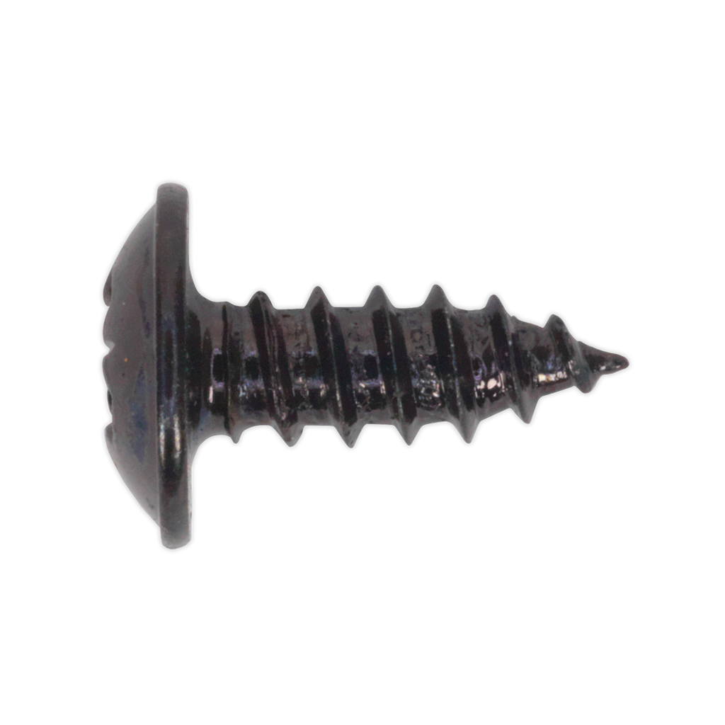 Self-Tapping Pozi Flanged Head Screw 3.5 x 10mm, Black - Pack of 100 BST3510
