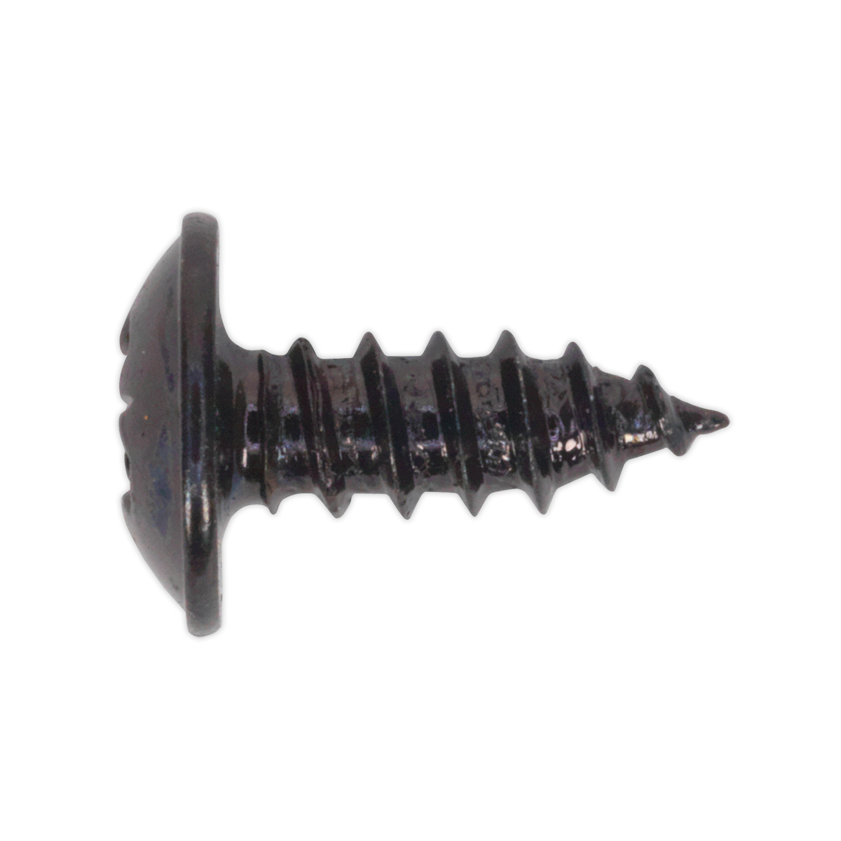 Self-Tapping Pozi Flanged Head Screw 3.5 x 10mm, Black - Pack of 100 BST3510