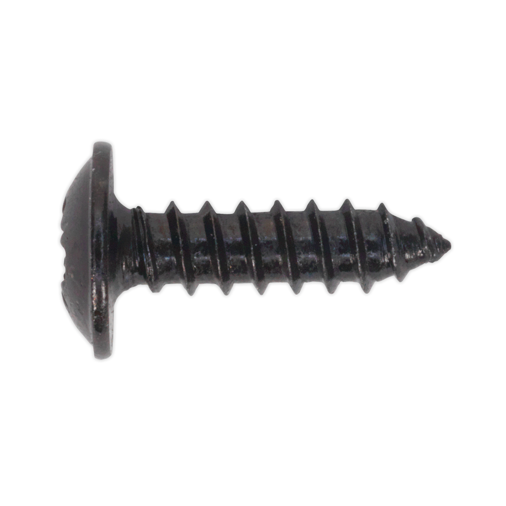 Self-Tapping Pozi Flanged Head Screw 3.5 x 13mm, Black - Pack of 100 BST3513