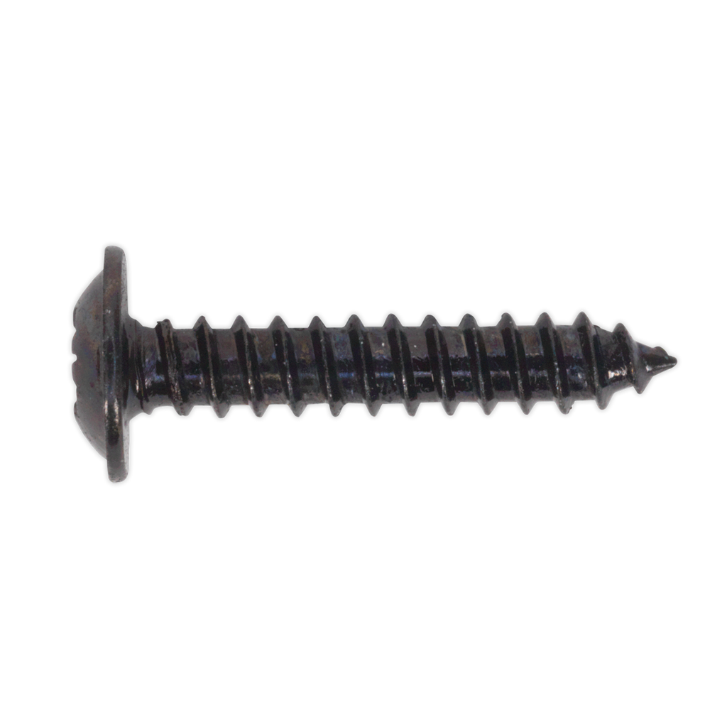 Self-Tapping Pozi Flanged Head Screw 3.5 x 19mm, Black - Pack of 100 BST3519