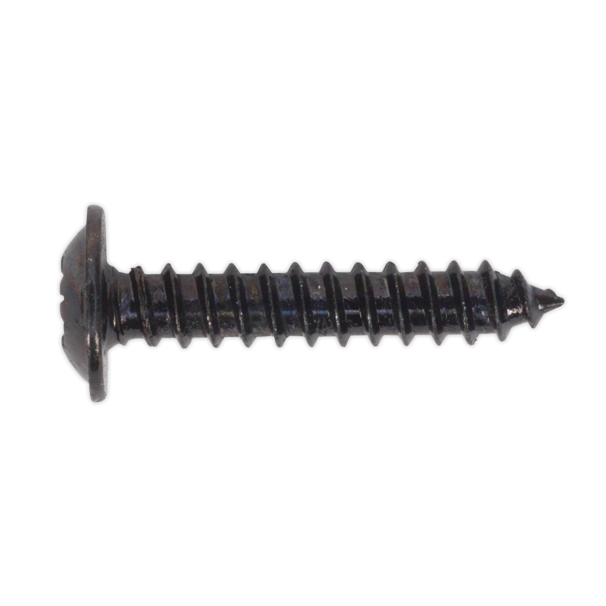Self-Tapping Pozi Flanged Head Screw 3.5 x 19mm, Black - Pack of 100 BST3519