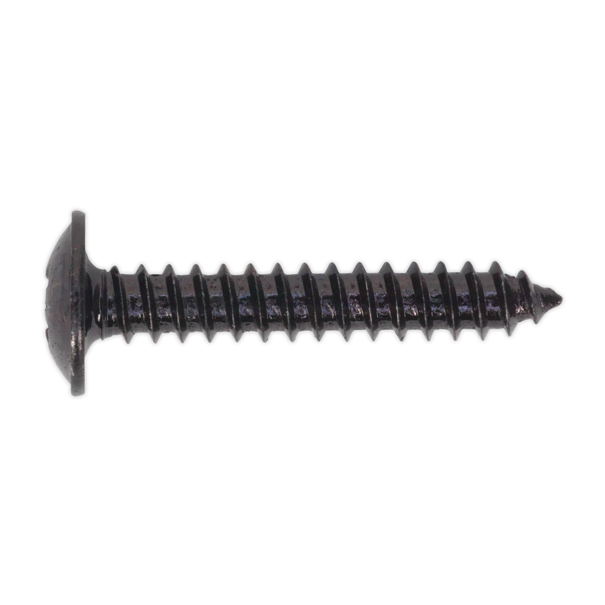 Self-Tapping Pozi Flanged Head Screw 4.2 x 25mm, Black - Pack of 100 BST4225