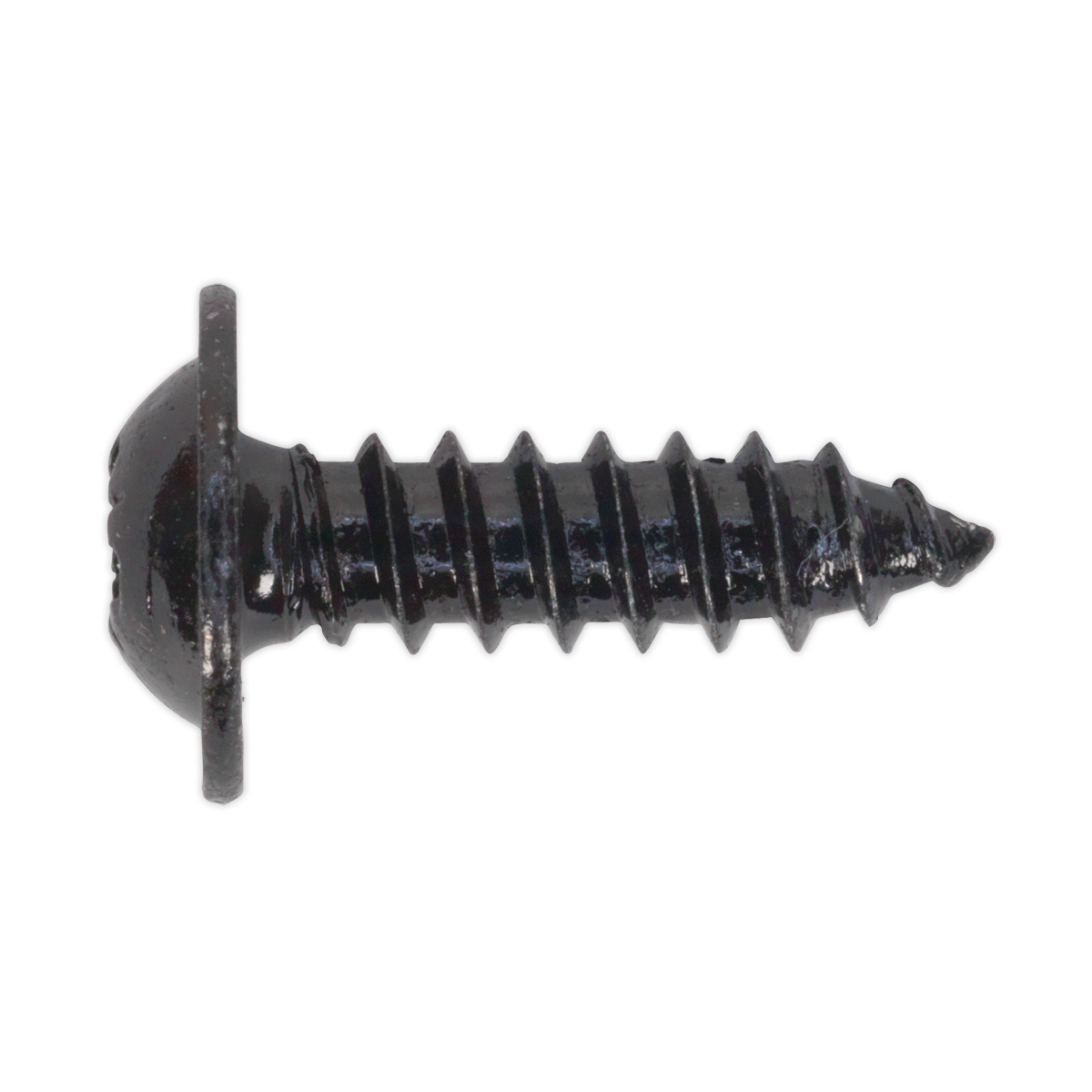 Self-Tapping Pozi Flanged Head Screw 4.8 x 16mm, Black - Pack of 100 BST4816