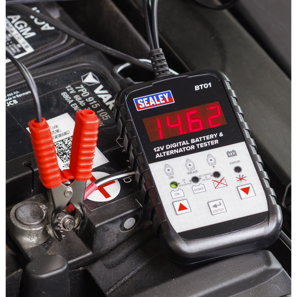 Digital Battery & Alternator Tester 12V BT01