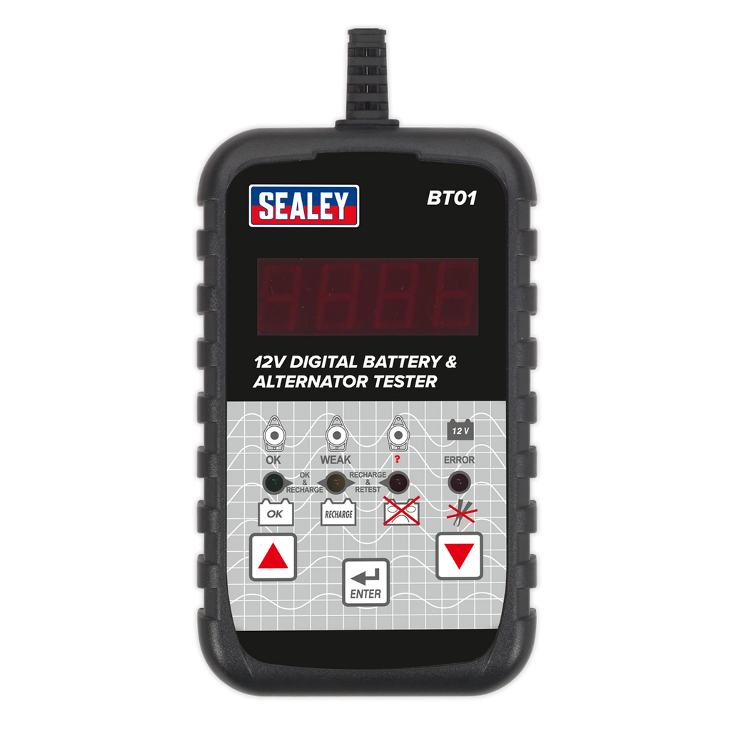 Digital Battery & Alternator Tester 12V BT01