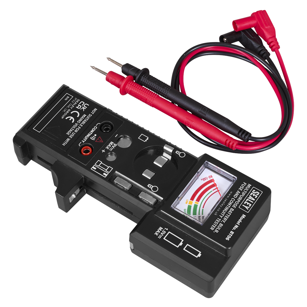 Multipurpose Battery, Bulb, Fuse & Continuity Tester BT06