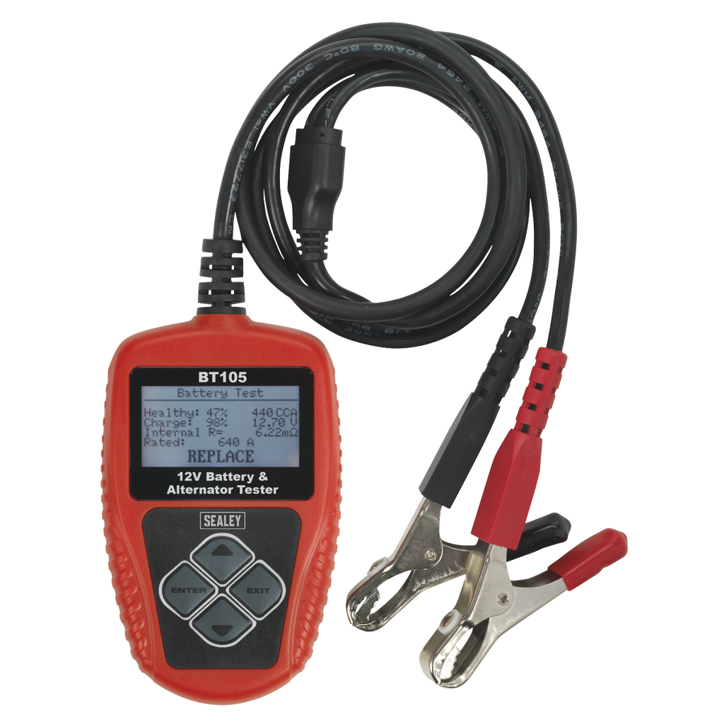 Digital Battery & Alternator Tester 12V BT105