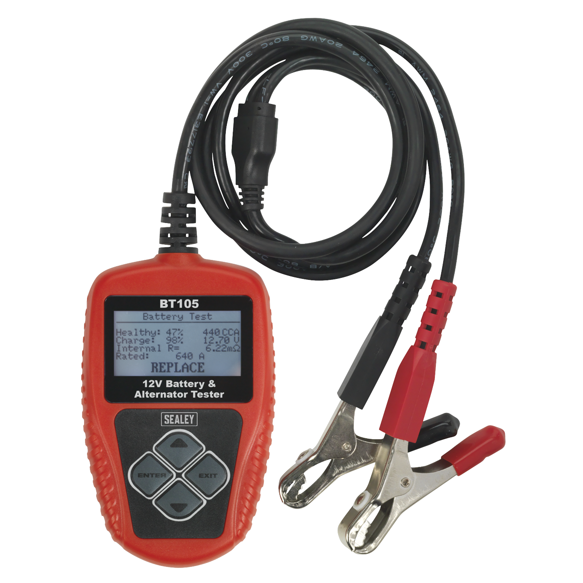 Digital Battery & Alternator Tester 12V BT105
