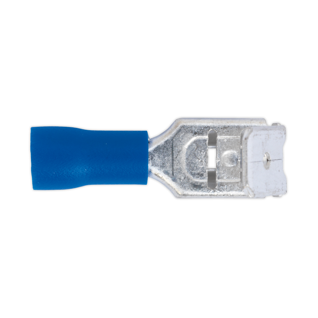 Piggy-Back Terminal 6.3mm, Blue - Pack of 100 BT17