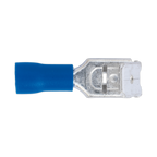 Piggy-Back Terminal 6.3mm, Blue - Pack of 100 BT17