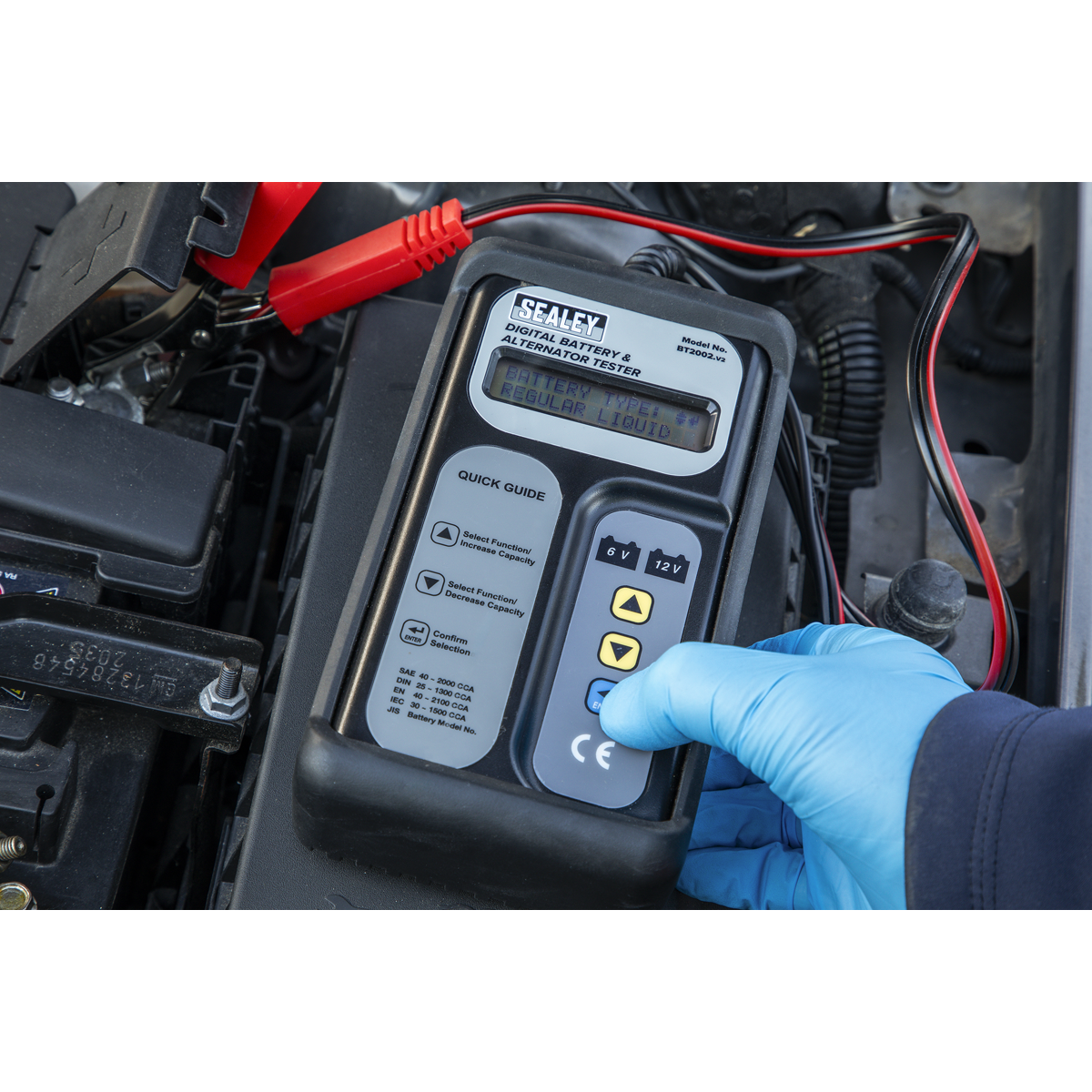 Digital Battery & Alternator Tester 6/12/24V BT2002
