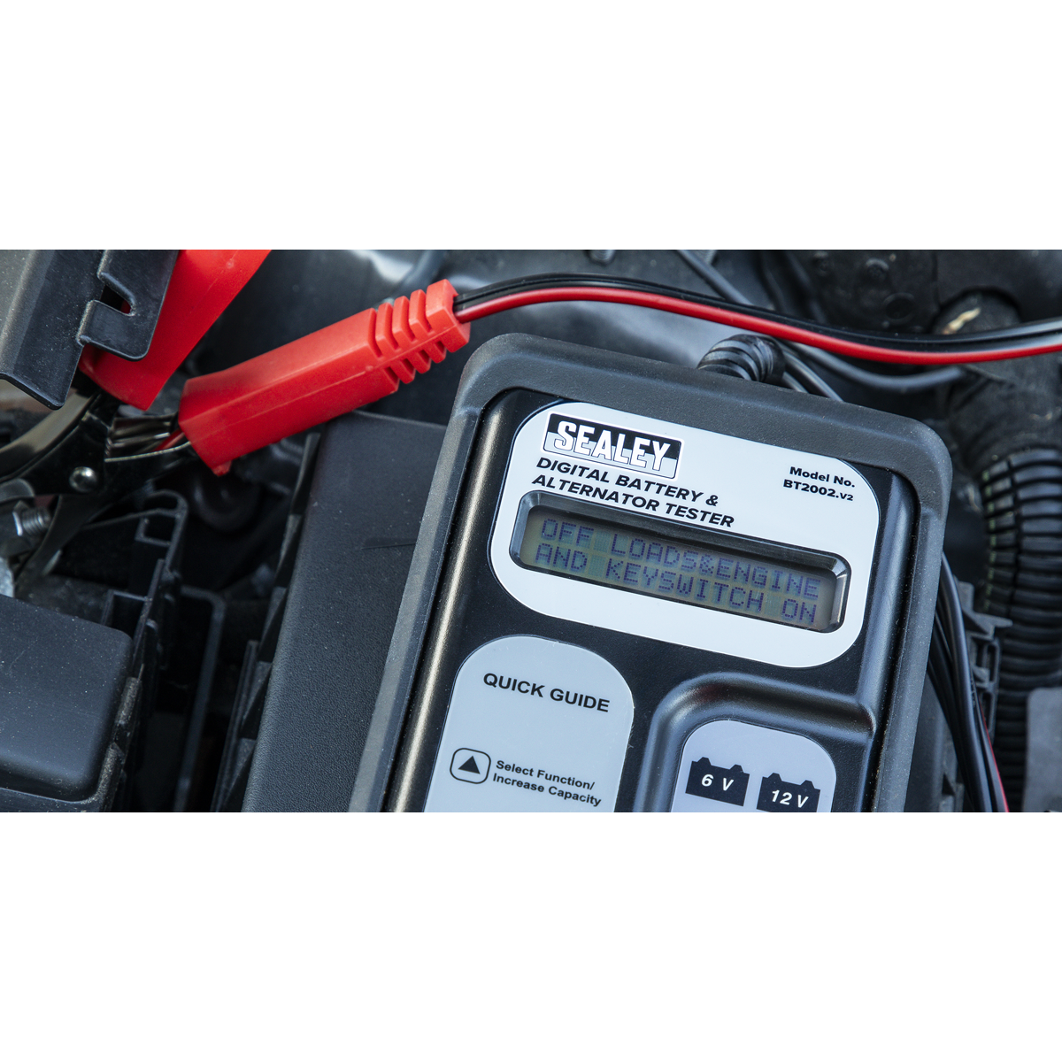 Digital Battery & Alternator Tester 6/12/24V BT2002