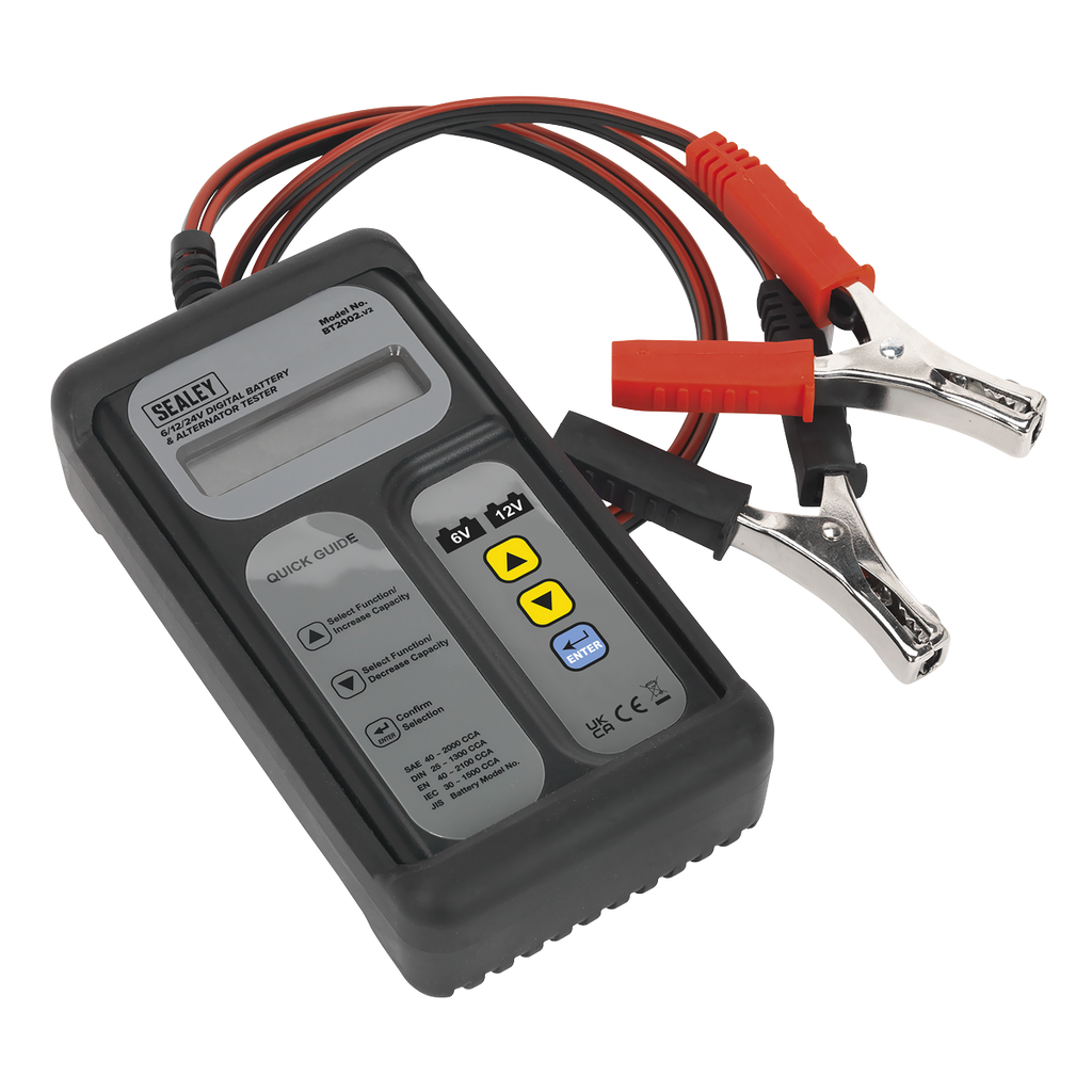 Digital Battery & Alternator Tester 6/12/24V BT2002