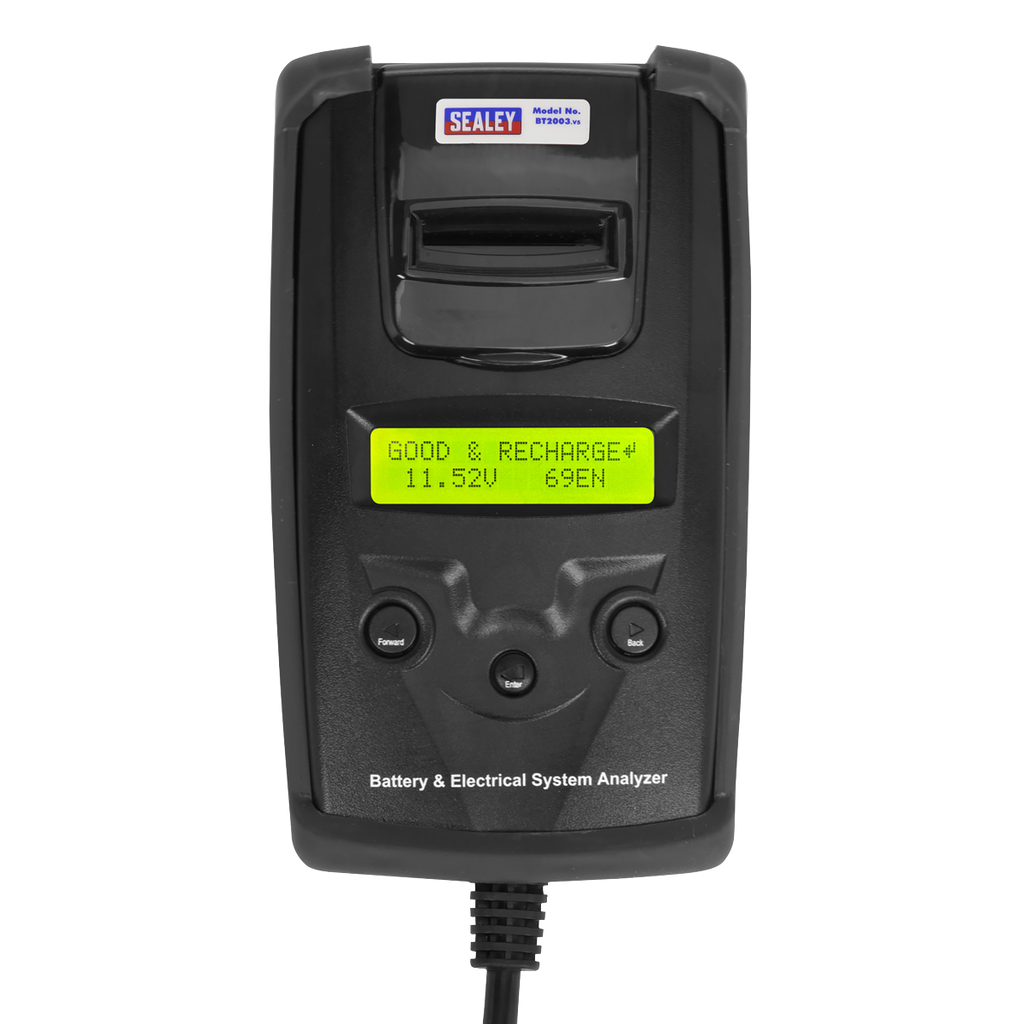 Digital Battery & Alternator Tester with Printer 6/12/24V BT2003