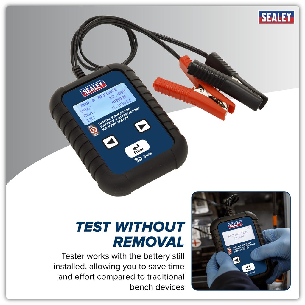 Digital Start/Stop Battery & Alternator/Starter Tester 12/24V BT2011