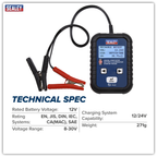 Digital Start/Stop Battery & Alternator/Starter Tester 12/24V BT2011