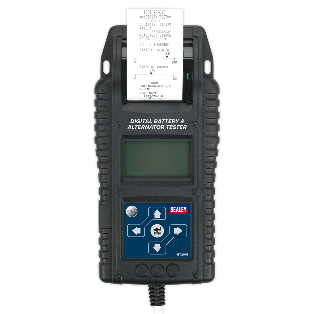 Digital Start/Stop Battery & Alternator Tester with Printer 6/12/24V BT2015