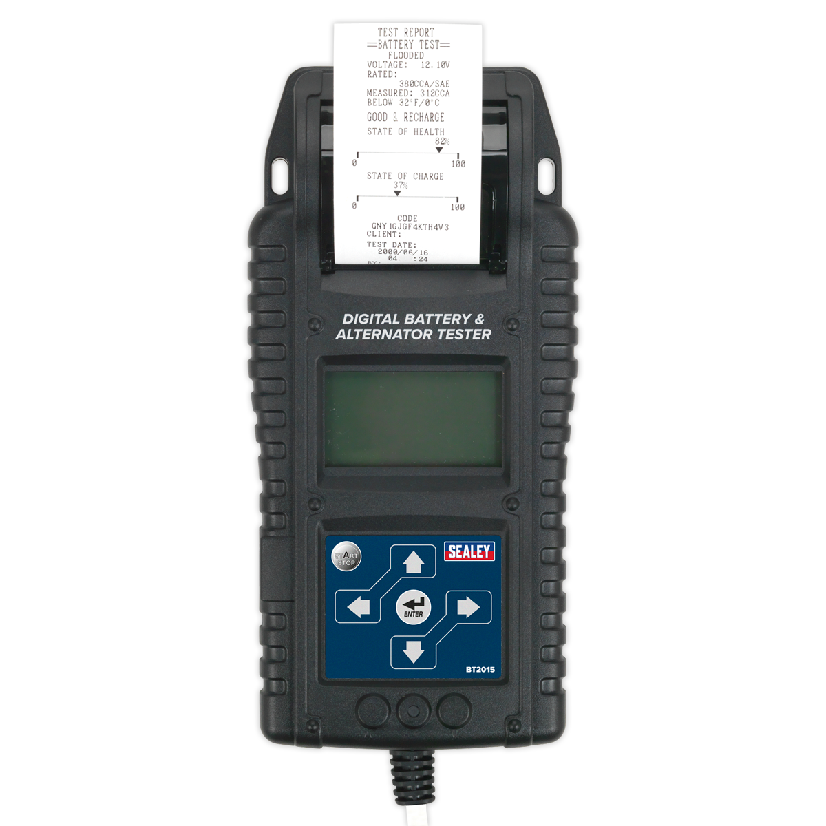 Digital Start/Stop Battery & Alternator Tester with Printer 6/12/24V BT2015