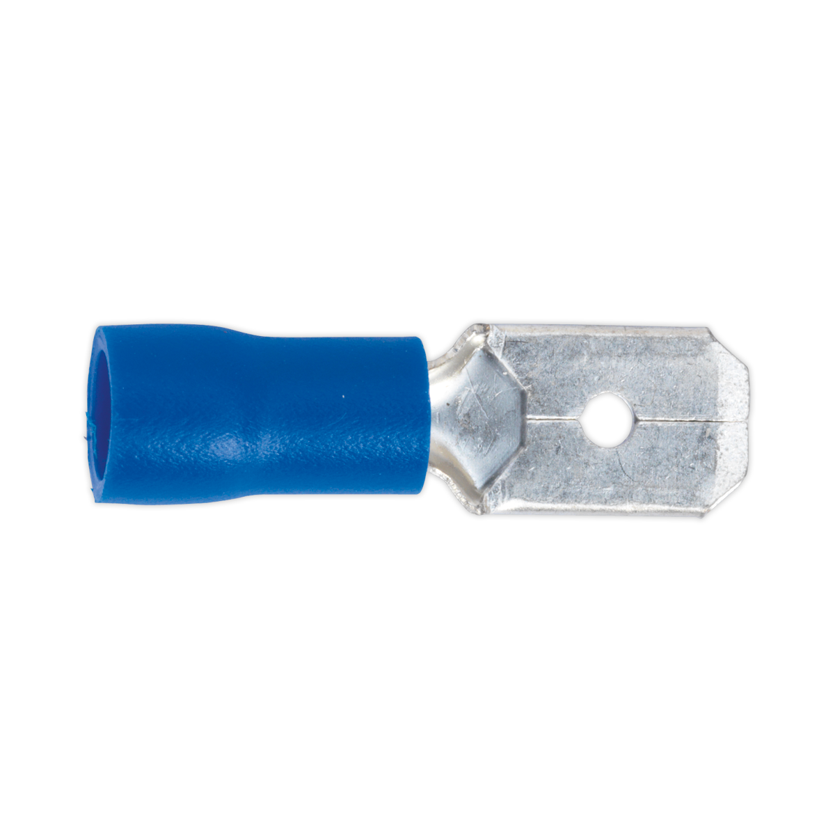 Push-On Male Terminal 6.3mm, Blue - Pack of 100 BT21