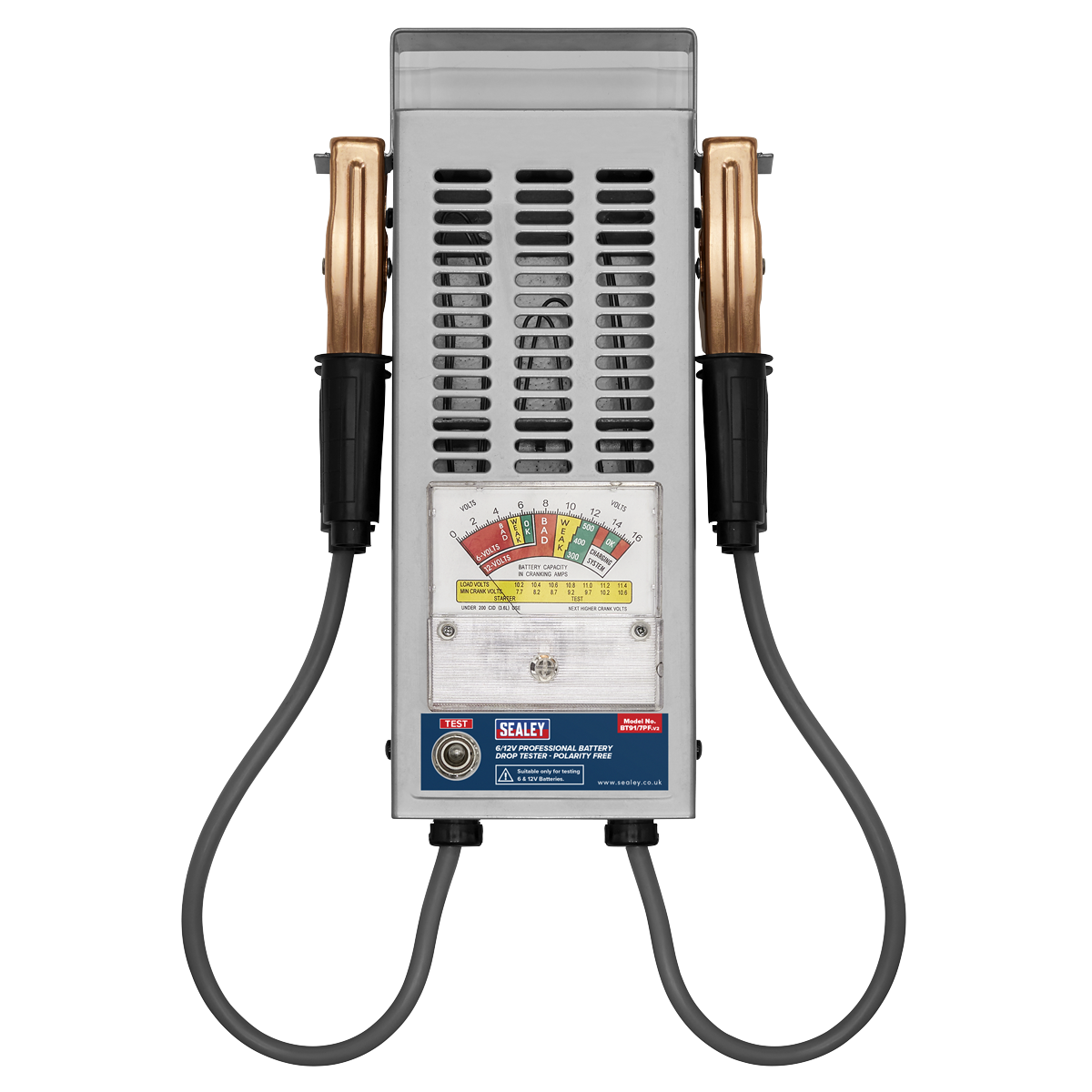 Polarity Free Professional Battery Drop Tester 6/12V BT91/7PF